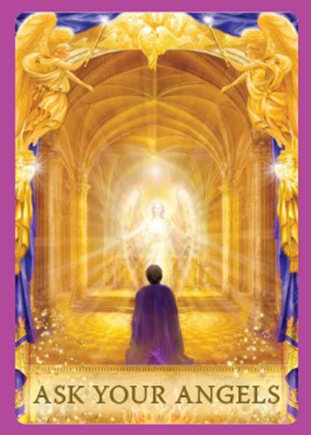 Angel Answers Oracle Cards: A 44-Card Deck and Guidebook by Radleigh Valentine