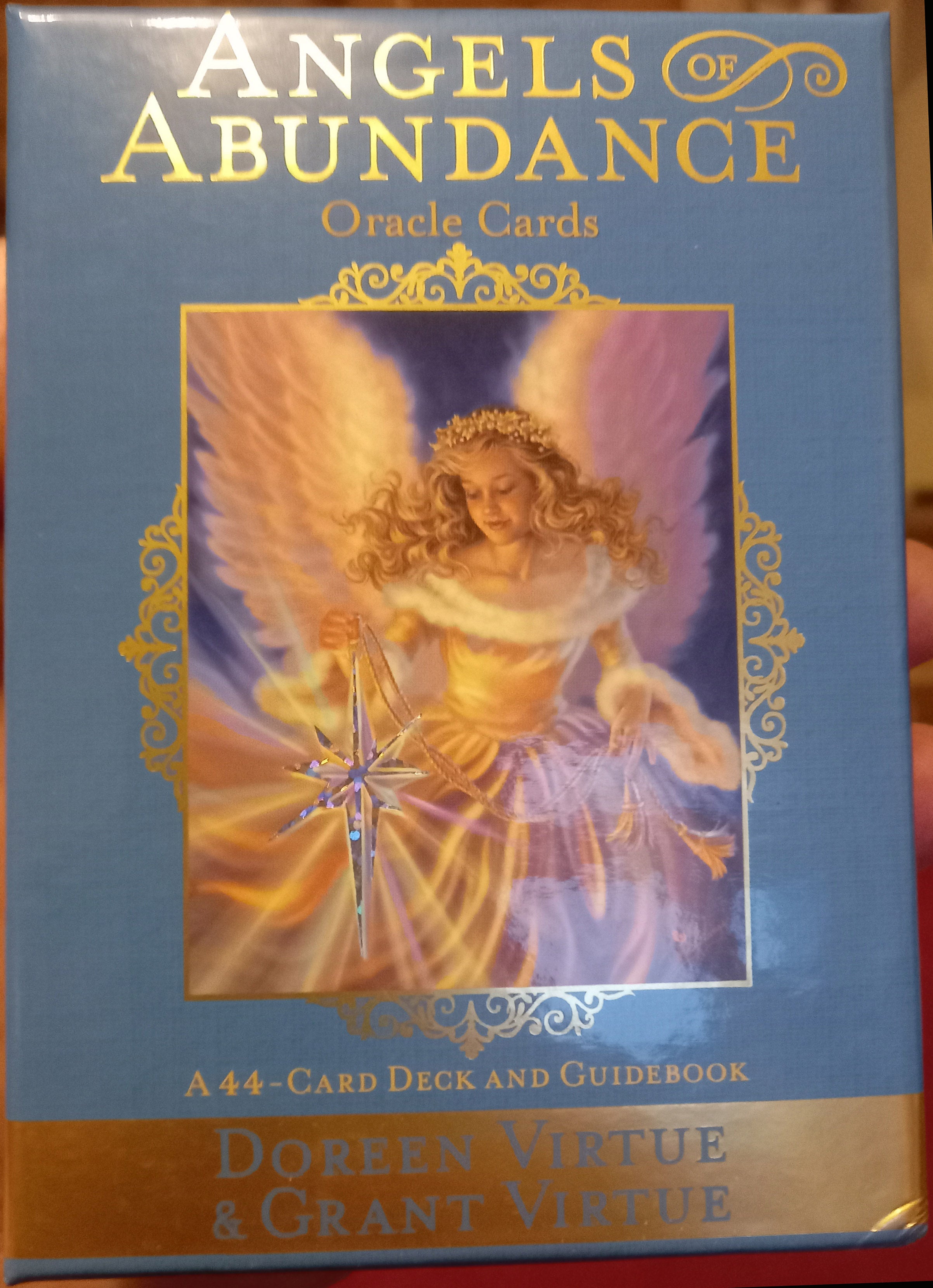 RARE – Out of print deck: Angels Of Abundance Oracle Cards: A 44-Card Deck and Guidebook by Doreen Virtue and Grant Virtue