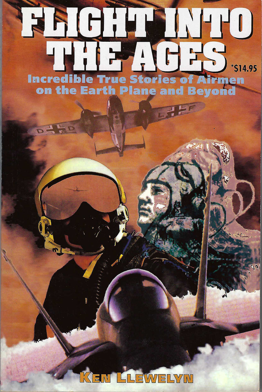 VERY RARE NEW SIGNED COPY: Flight into the Ages by Ken Llewelyn (Paperback, 225 pages) Published by Felspin, 1991  ISBN 10: 0646074911  Signed by the author