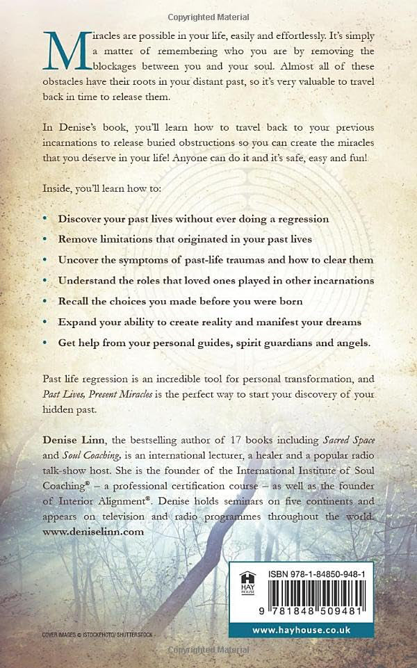 Past Lives, Present Miracles: The most empowering book on reincarnation you'll ever need… in this lifetime! Paperback, 302 pages) by Denise Linn - £2 OFF