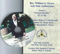 RARE HISTORIC SPIRITUALIST RECORDINGS CD – Rev. William G. Turner on“Unseen Reality” at the Lily Dale Assembly Auditorium in 1960, Audio CD