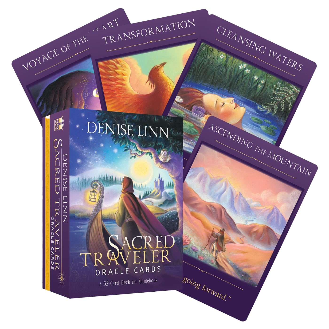 Sacred Traveler Oracle Cards: A 52-Card Deck and Guidebook by Denise Linn
