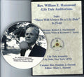 RARE HISTORIC SPIRITUALIST RECORDINGS CD – Rev. William E. Hammond on“There will always be a Lily Dale” at the Lily Dale Assembly Auditorium in 1965, Audio CD