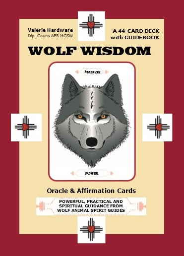 Wolf Wisdom Oracle &amp; Affirmation Cards by Valerie Hardware